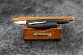 Galen Leather Co. The Pen Rest Wooden Pen and Brush Stand - Mahogany