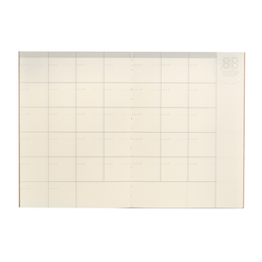 TRAVELER'S COMPANY 006 Passport Sized Refill - Free Diary (Monthly)