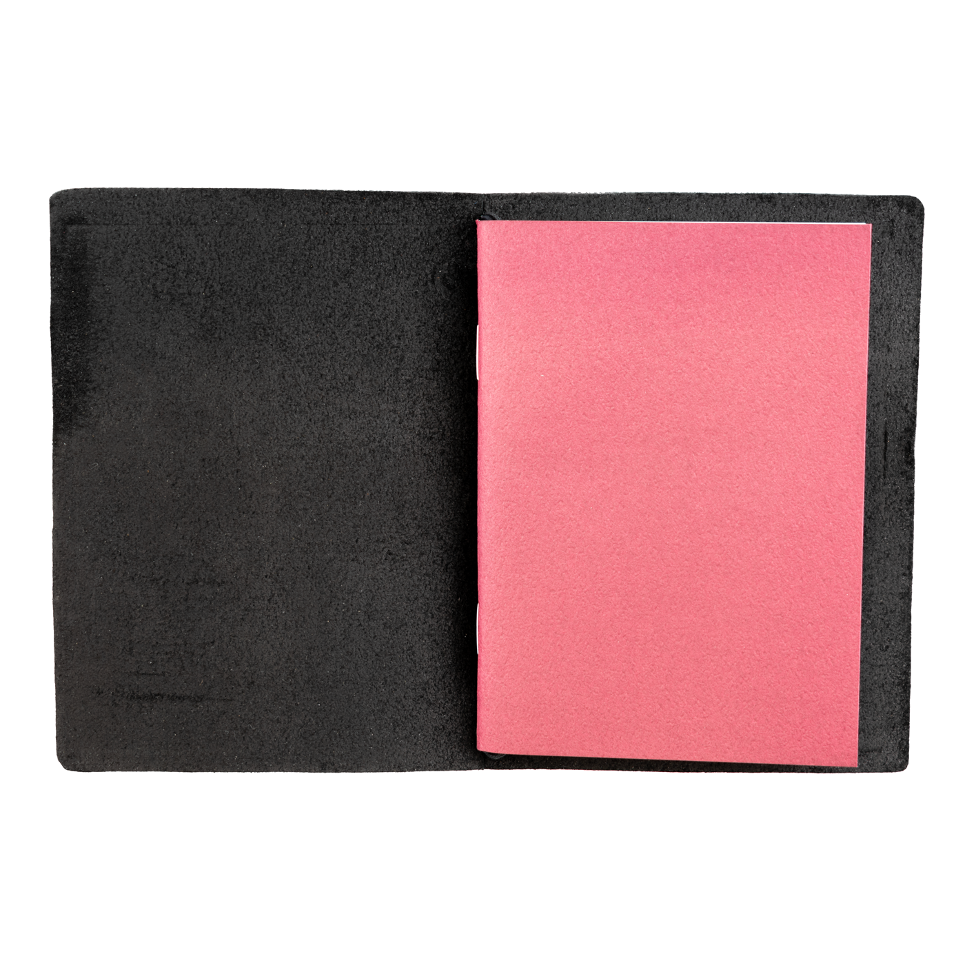 TRAVELER'S COMPANY Passport Sized Leather Notebook Kit - Black