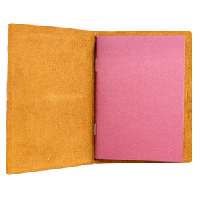 TRAVELER'S COMPANY Passport Sized Leather Notebook Kit - Camel