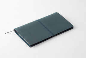 TRAVELER'S COMPANY Regular Sized Leather Notebook Kit - Blue