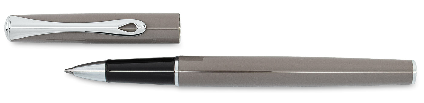 Diplomat Traveller Rollerball - Taupe Grey