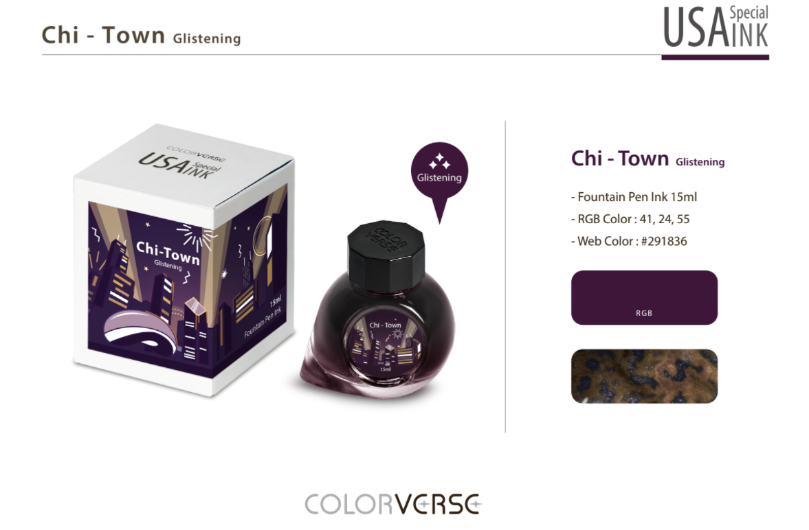 Colorverse USA Special Series Ink - Illinois-Chi-Town