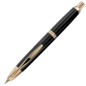 Pilot Vanishing Point - Black with Gold Trim