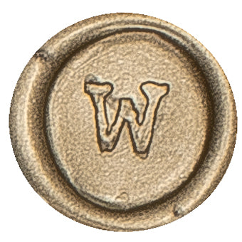 Global Solutions Metal Wax Seal Scroll Handle "Typewriter" Letters