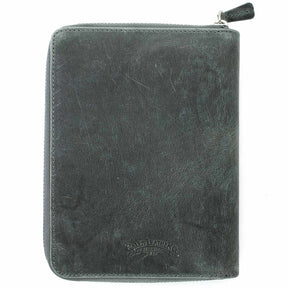 Galen Leather Co. Zippered 5 Slot Pen Case - Crazy Horse Smoky