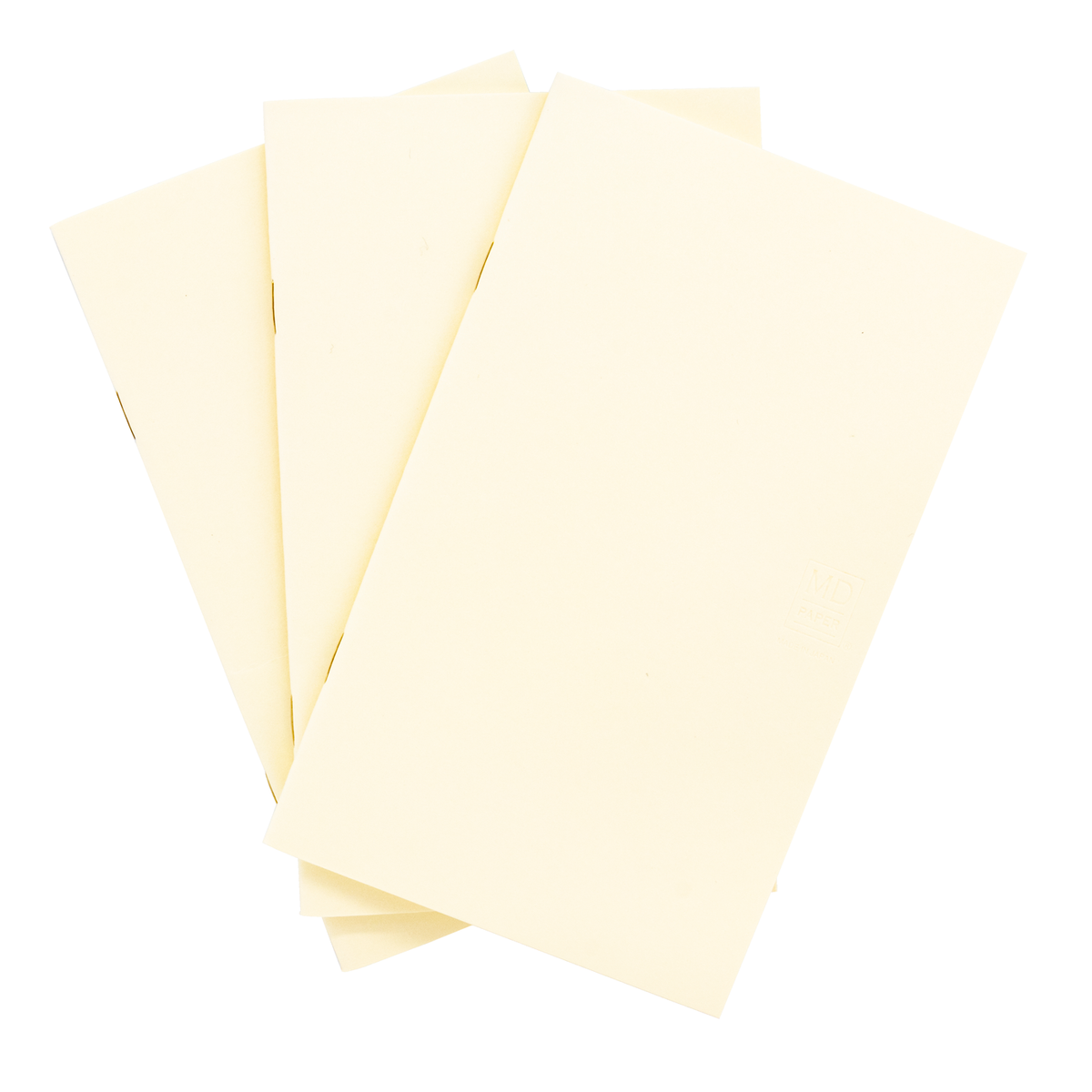Midori MD B6 Slim Notebook Light- Blank - 3 pack