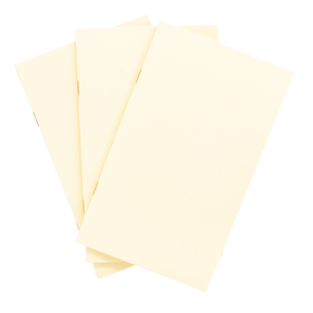 Midori MD B6 Slim Notebook Light- Blank - 3 pack
