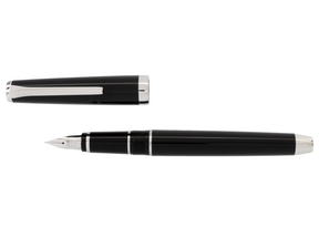 Pilot Metal Falcon Black with Rhodium Trim
