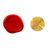 Jacques Herbin Brass Wax Seal Symbol Scripted Old Style Alphabet