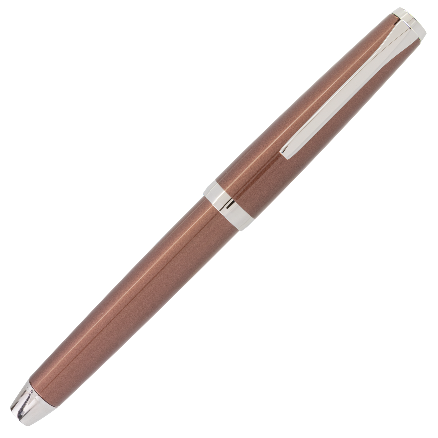 Pilot Metal Falcon - Brown with Rhodium Trim