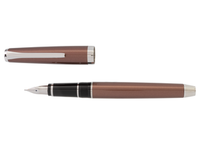 Pilot Metal Falcon - Brown with Rhodium Trim