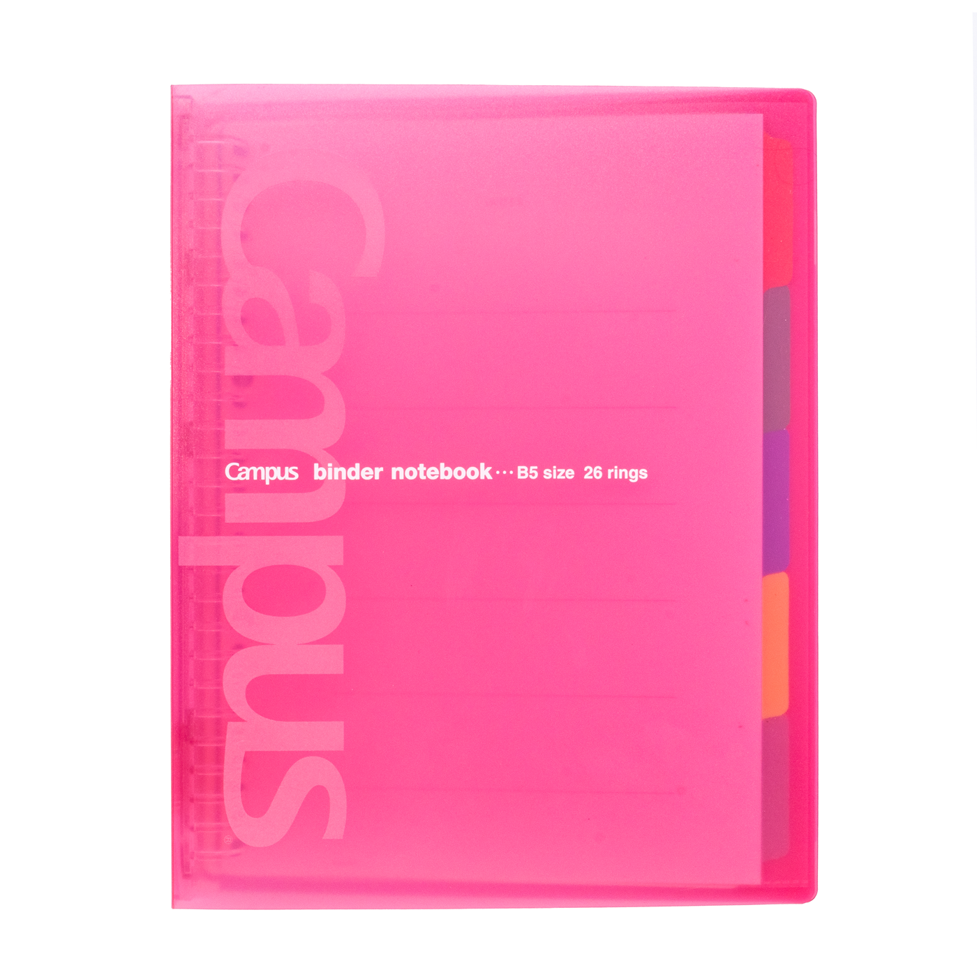 Kokuyo Campus  B5 Binder 26 Ring - Pink