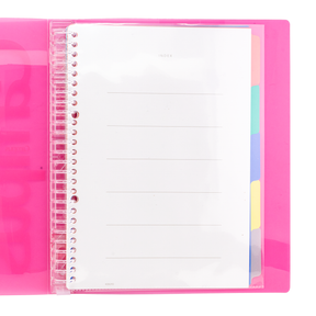 Kokuyo Campus  B5 Binder 26 Ring - Pink