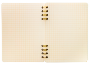 Life Stationery Cinnamon Note A6 Side Ring-Bound Notebook