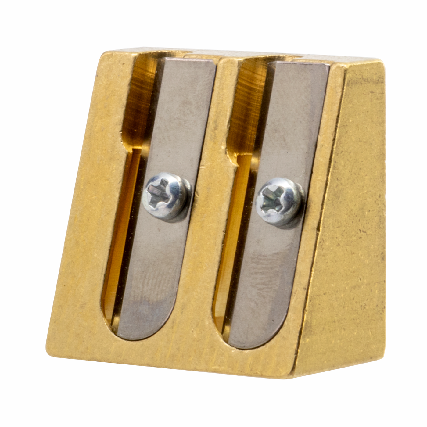 DUX Brass Pencil Sharpener - Wedge Double
