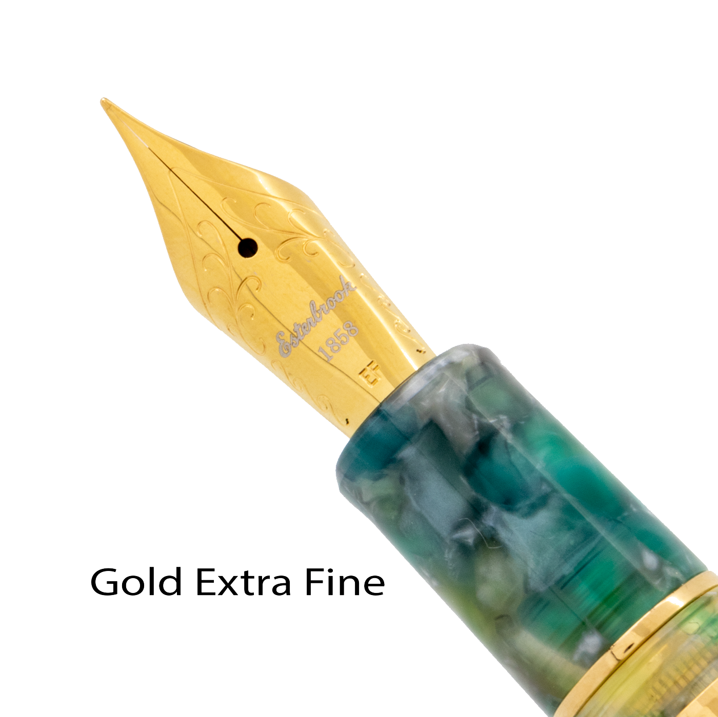 Esterbrook Estie Sea Glass Oversize with Gold Trim Fountain