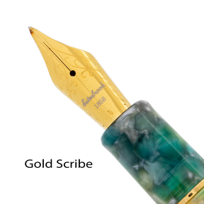 Esterbrook Estie Sea Glass with Gold Trim Fountain