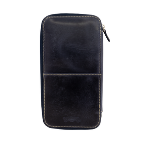 Galen Leather Co. Zippered Hobonichi Weeks Cover - Crazy Horse Navy Blue