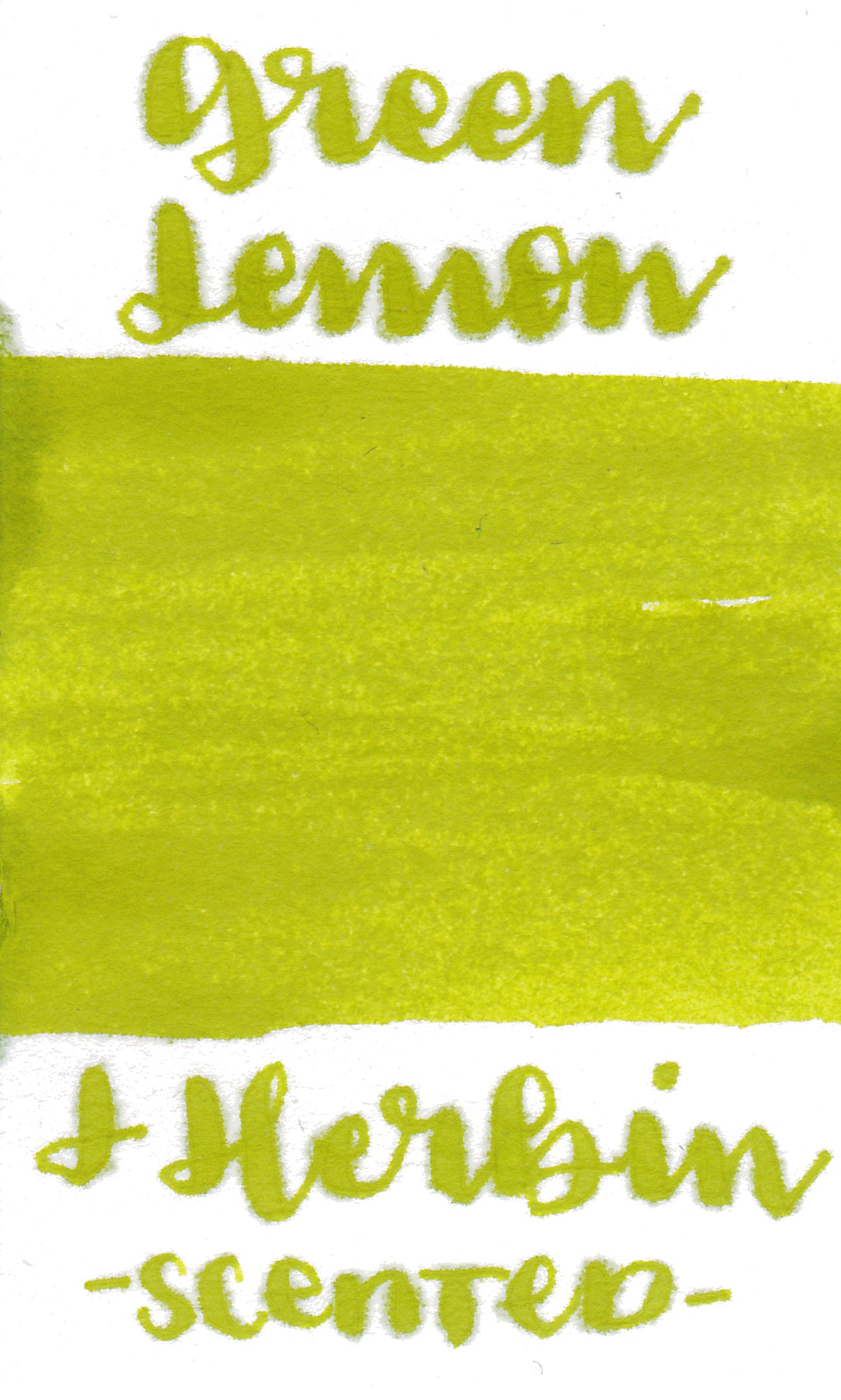 Jacques Herbin Scented Lemon- Green
