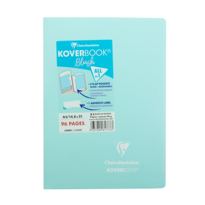 Clairefontaine Koverbook Blush Staplebound Notebook (48 Sheets) - A5 - Menthe