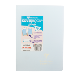 Clairefontaine Koverbook Blush Staplebound Notebook (48 Sheets) - A5 - Blue