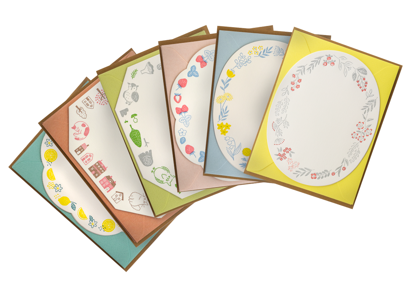 Midori Letterpress- Letter Sets