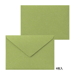 Midori Letter Set 461- Press Bouquet Yellow