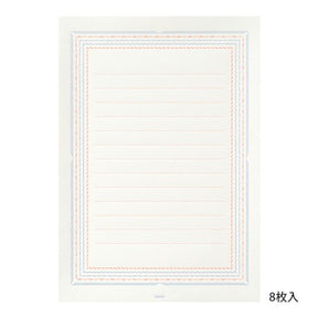 Midori Letter Set - Press Frame Blue