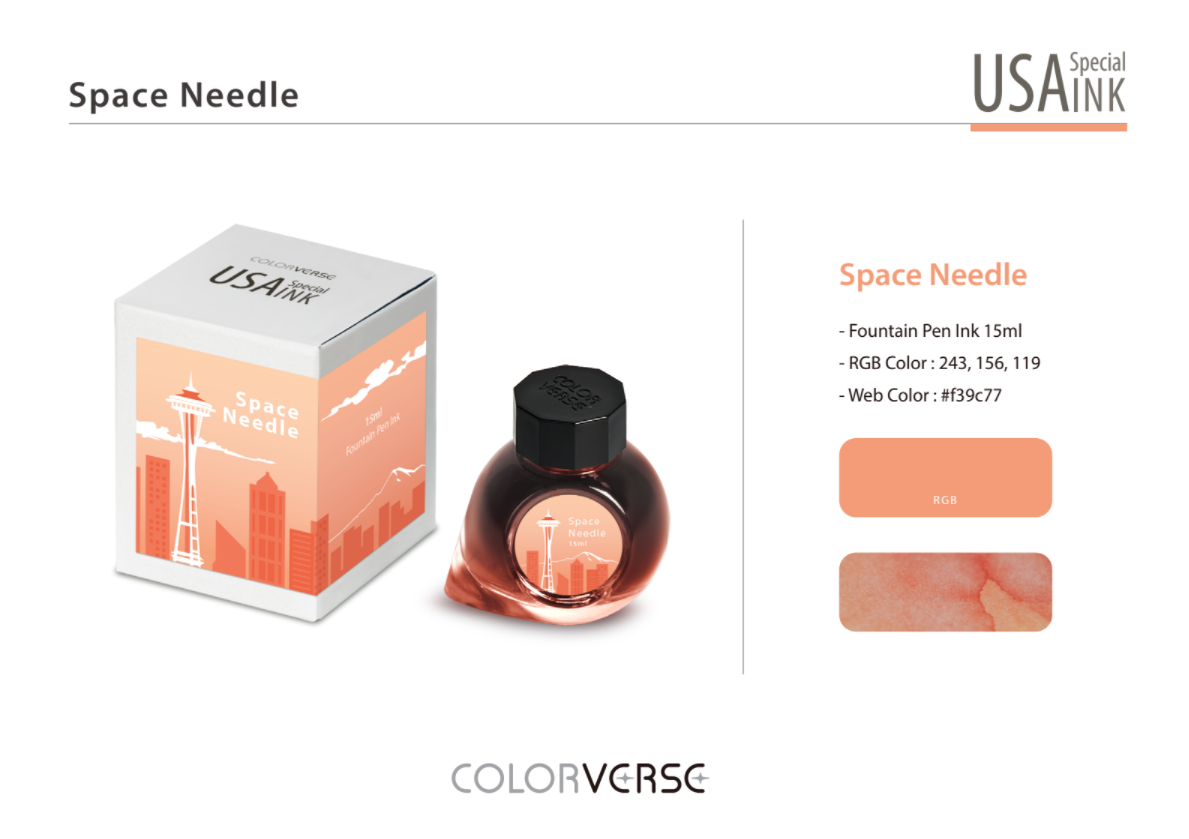 Colorverse USA Special Series Ink - Washington-Space Needle