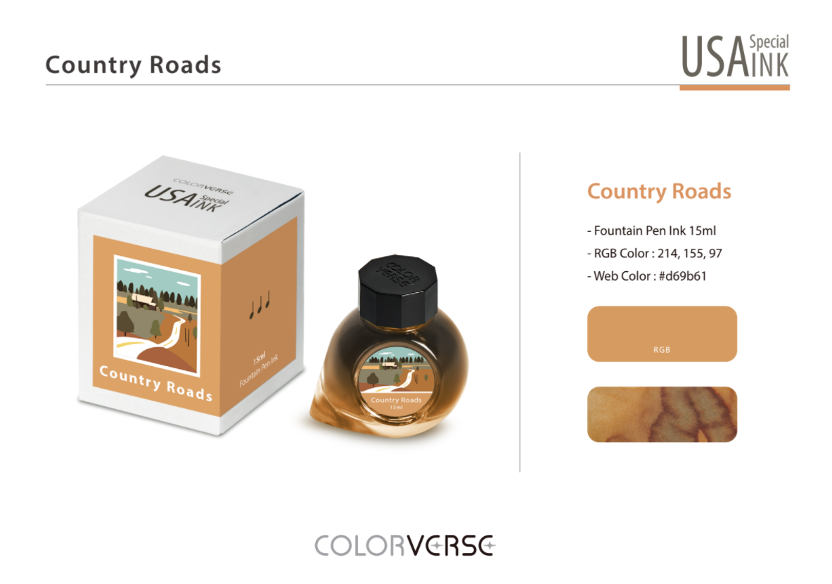 Colorverse USA Special Series Ink - West Virginia-Country Roads