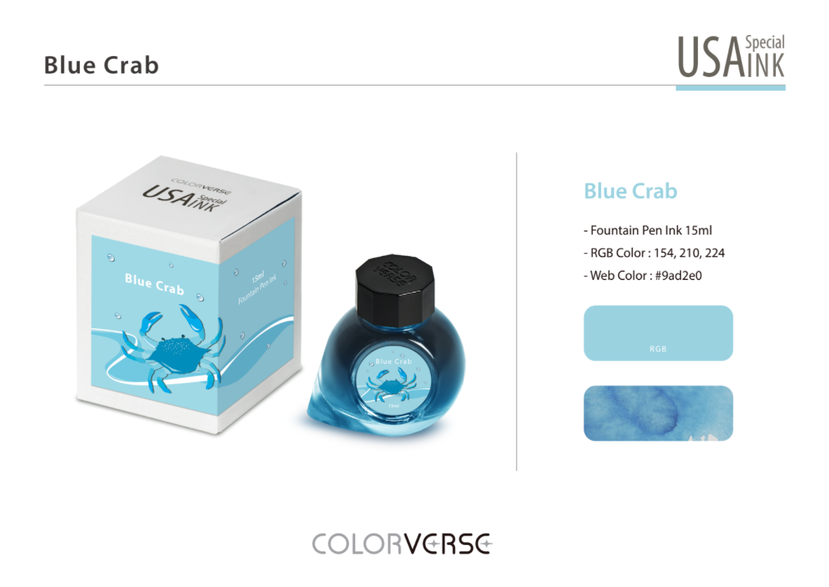Colorverse USA Special Series Ink - Maryland-Blue Crab