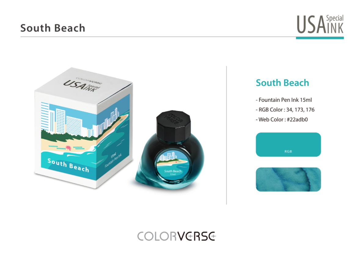 Colorverse USA Special Series Ink - Florida-South Beach