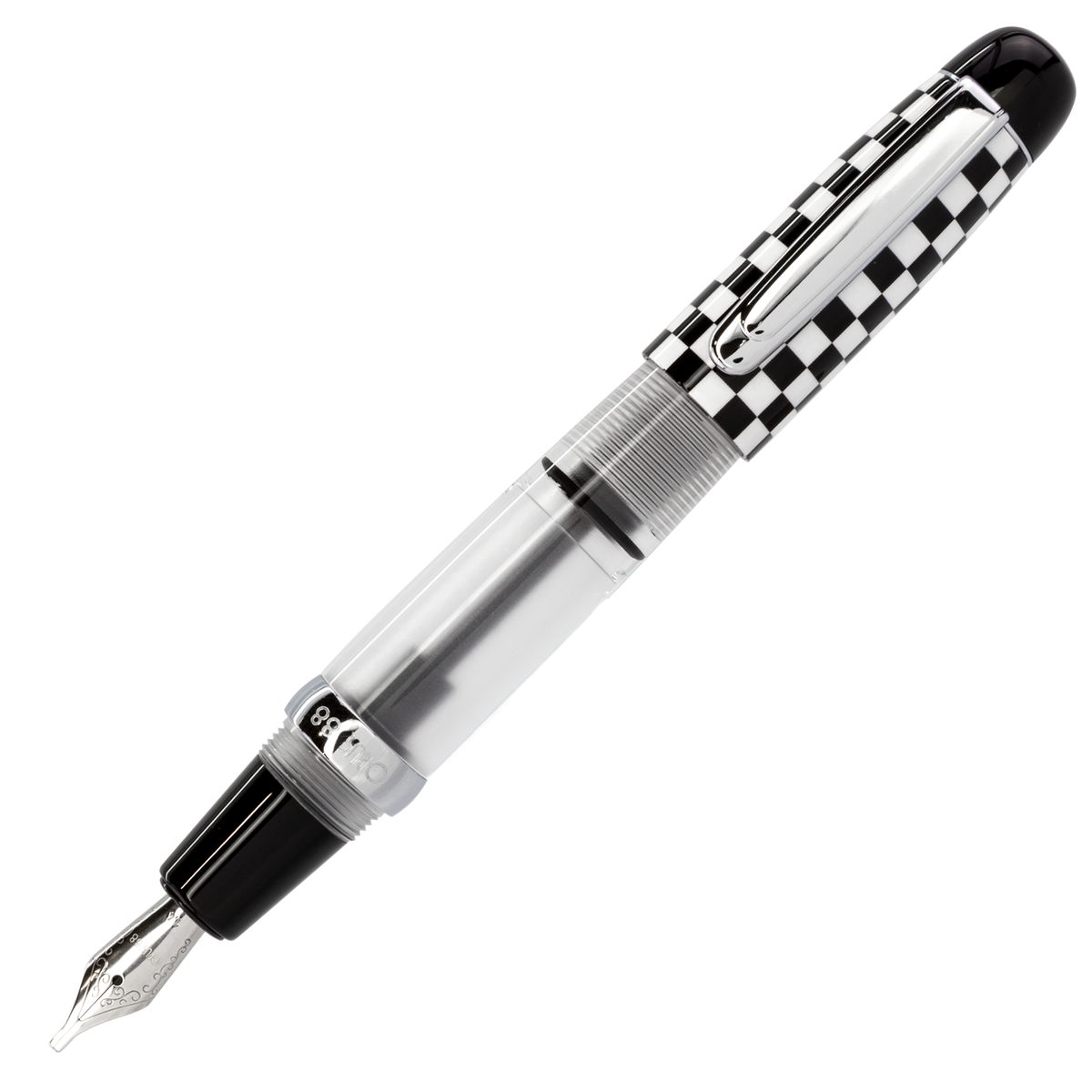 Opus 88 Mini Pocket Pen - Checkered