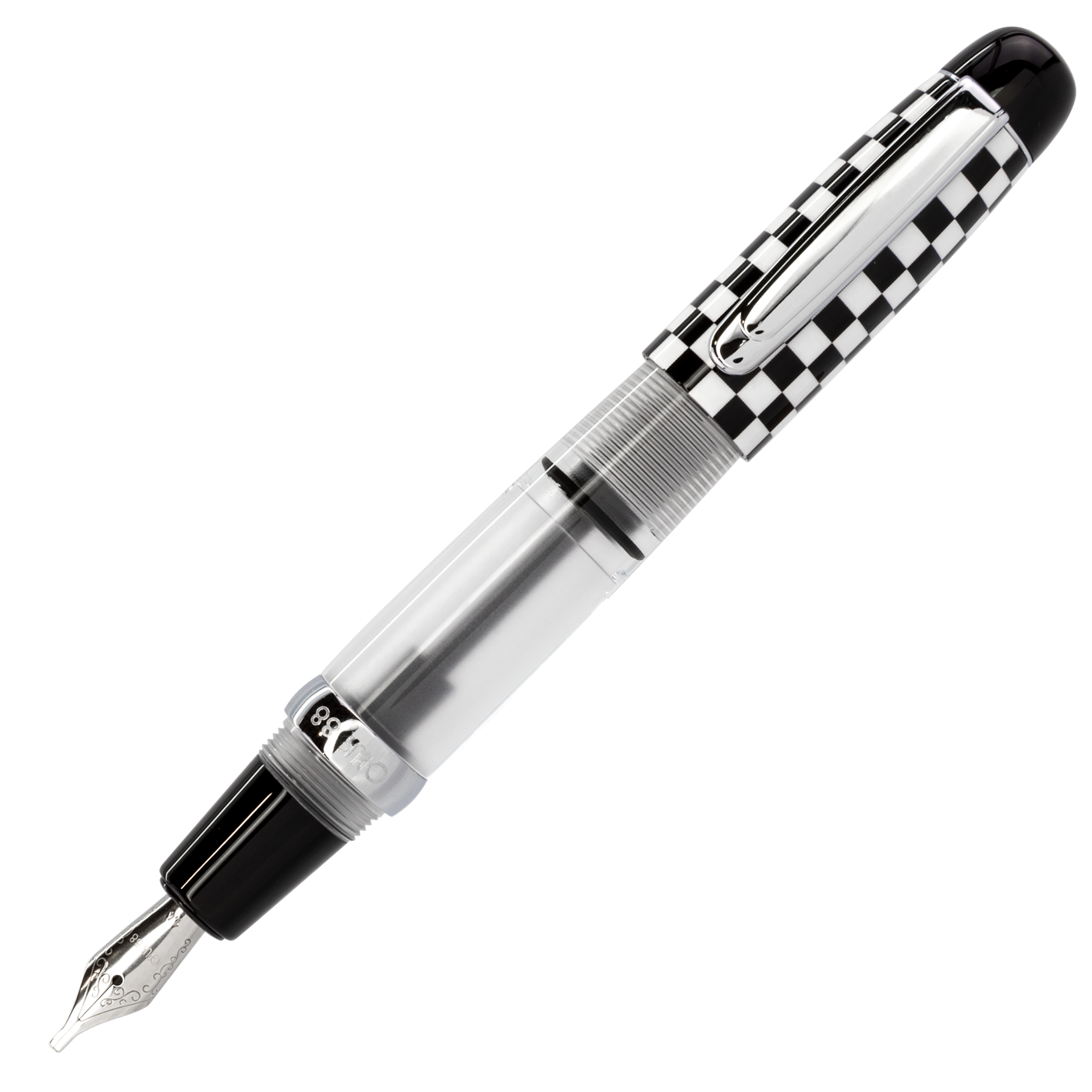 Opus 88 Mini Pocket Pen - Checkered
