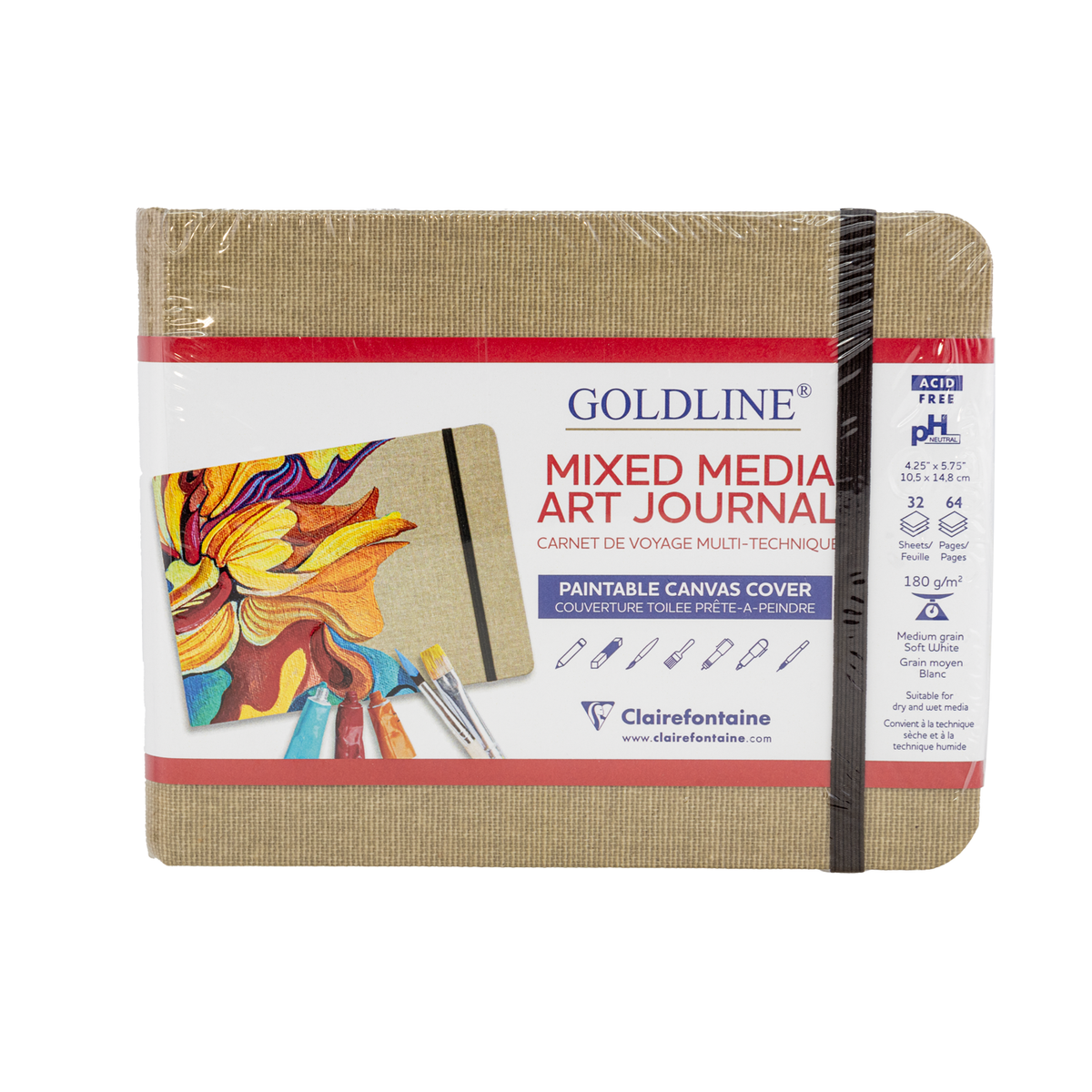 Clairefontaine Goldline - Landscape Mixed Media Art Journal