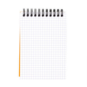 Rhodia #13 Black Top Wirebound Notepad Orange