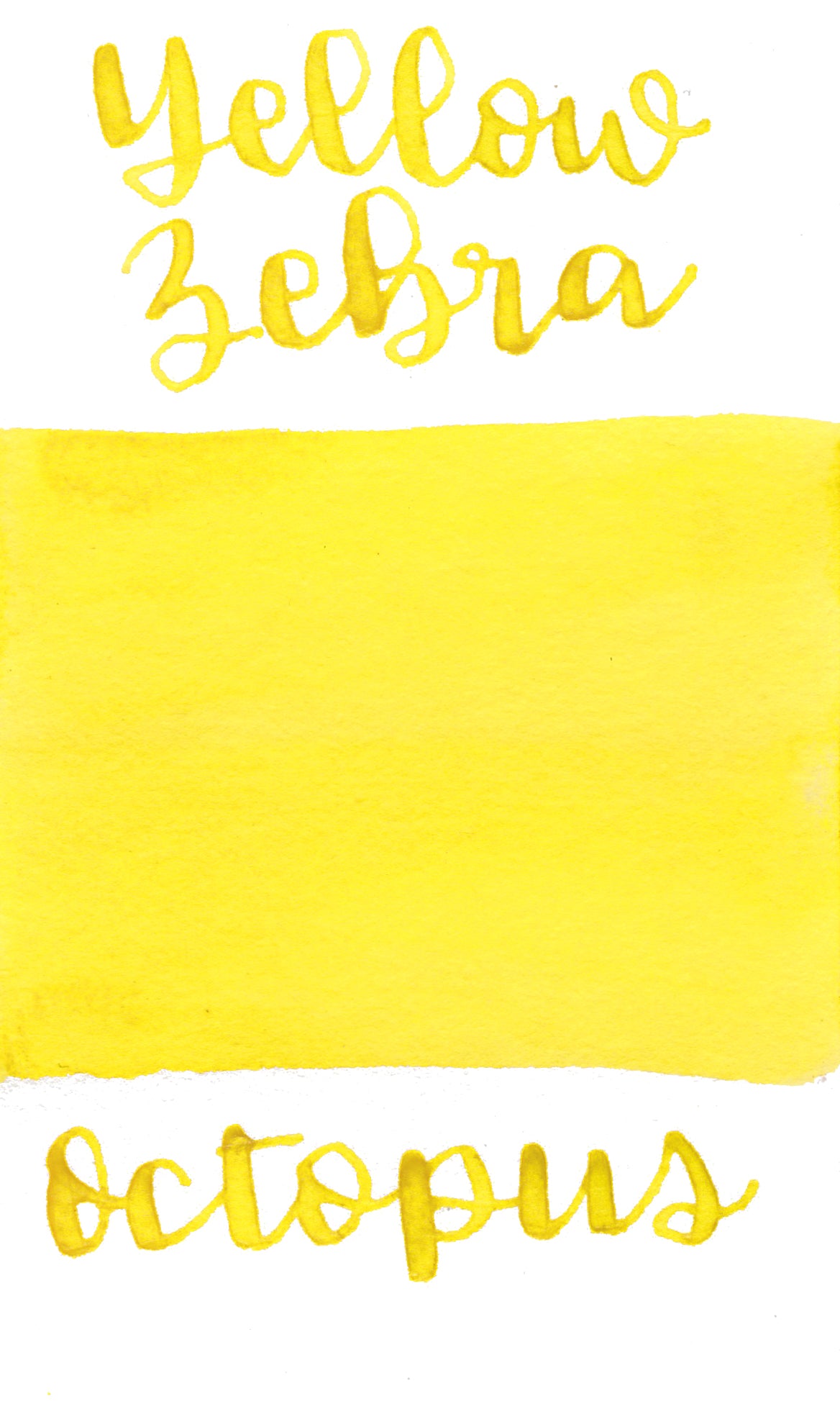Octopus Write and Draw Ink 380 Yellow Zebra