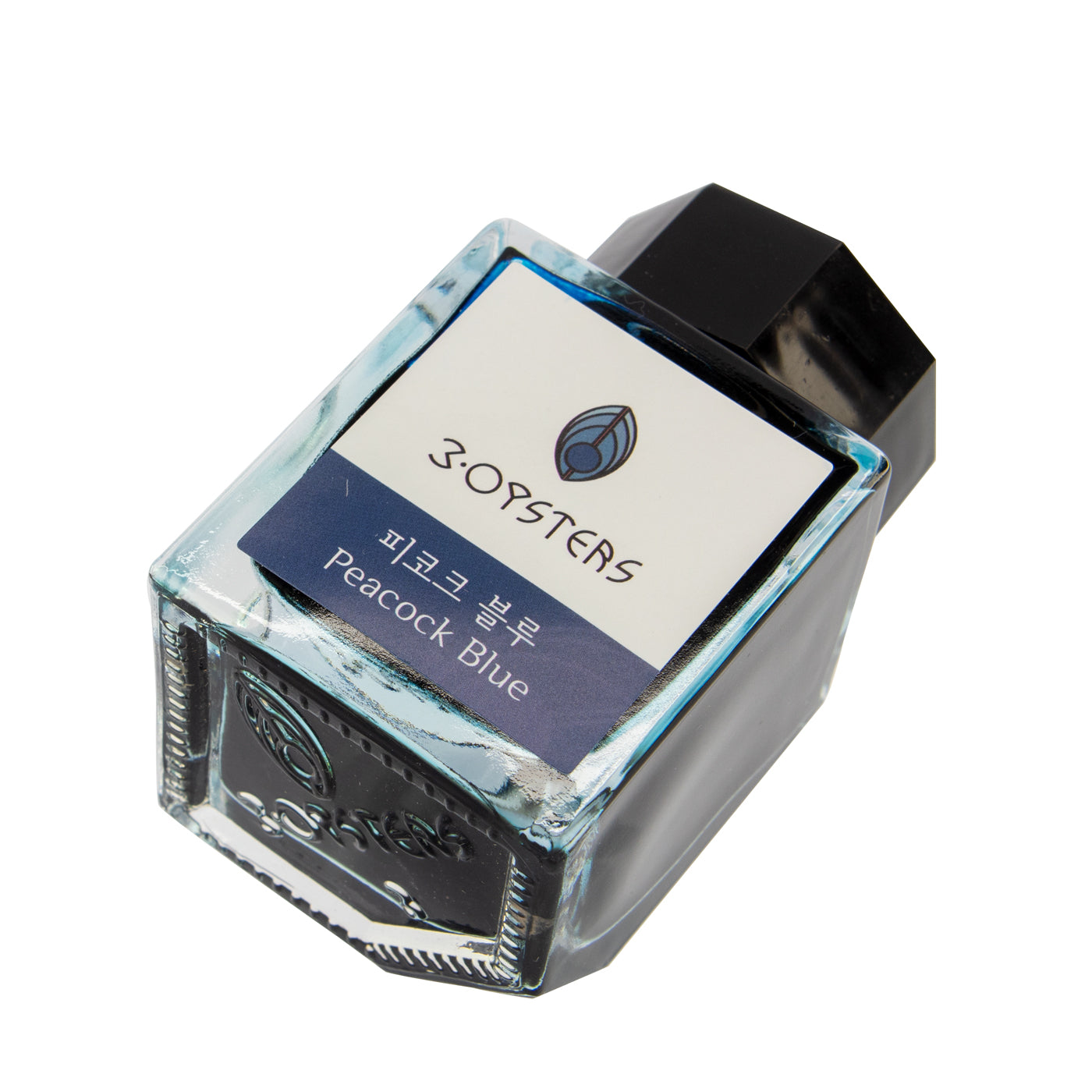 3Oysters ink, made in Seoul, South Korea. these inks are designed for fountain pens. the ink is water based using ionized water and  dye-based colors. the colors are rich and deep with low sheen and shading. These inks are for wordsmithing, hand lettering, writing, calligraphy, drawing, and art.    Not waterproof