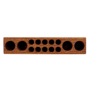 Galen Leather Co. Wood Desk Organizer