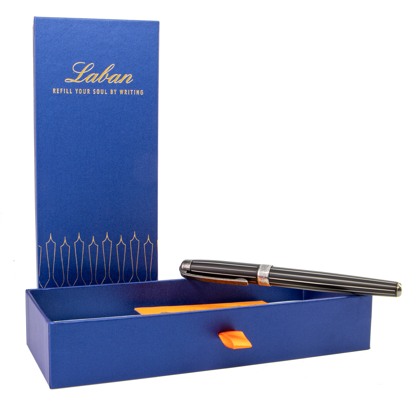 Laban Antique II Gun Metal Fountain Pen