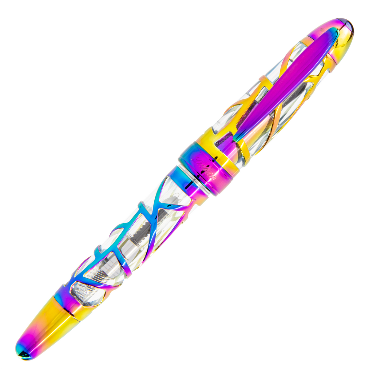 Laban Skeleton Rainbow Fountain Pen