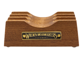 Galen Leather Co. The Pen Rest Wooden Pen and Brush Stand - Mahogany