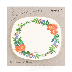Midori Sticky Note Transparency - Wreath