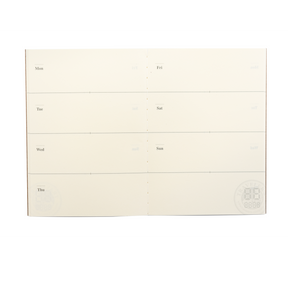 TRAVELER'S COMPANY 007 Passport Sized - Free Diary Weekly