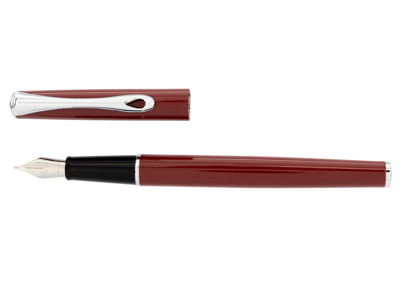 Diplomat Traveller Fountain - Dark Red