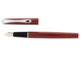 Diplomat Traveller Fountain - Dark Red