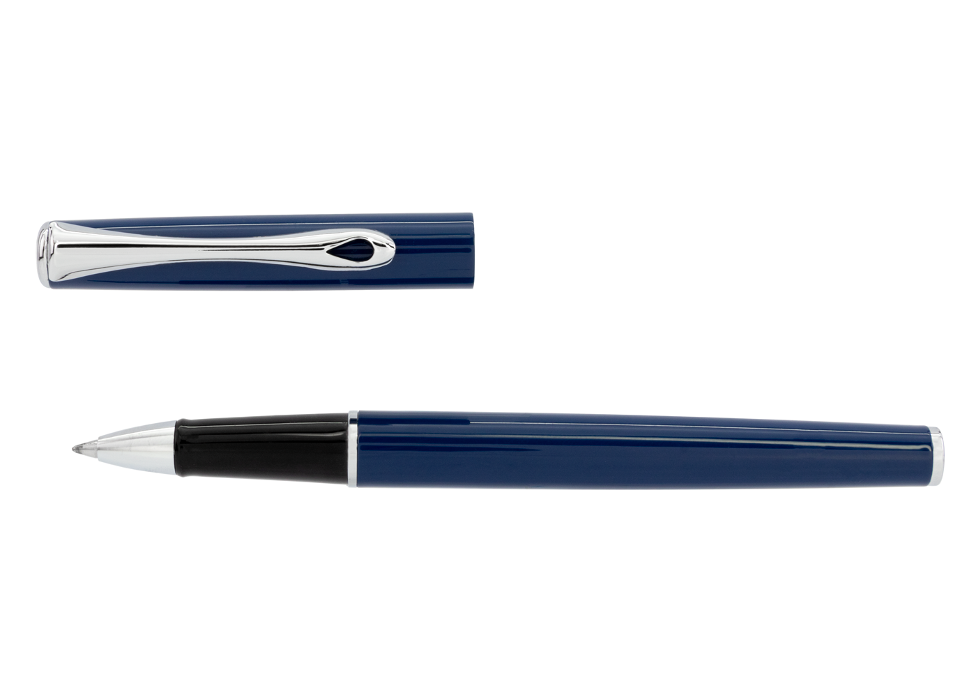 Diplomat Traveller Rollerball - Navy Blue