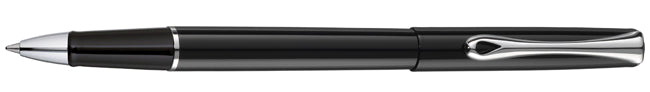 Diplomat Traveller Rollerball - Shiny Black Lacquer