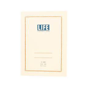 Life Stationery Vermillion Note A6 Side Bound Notebook